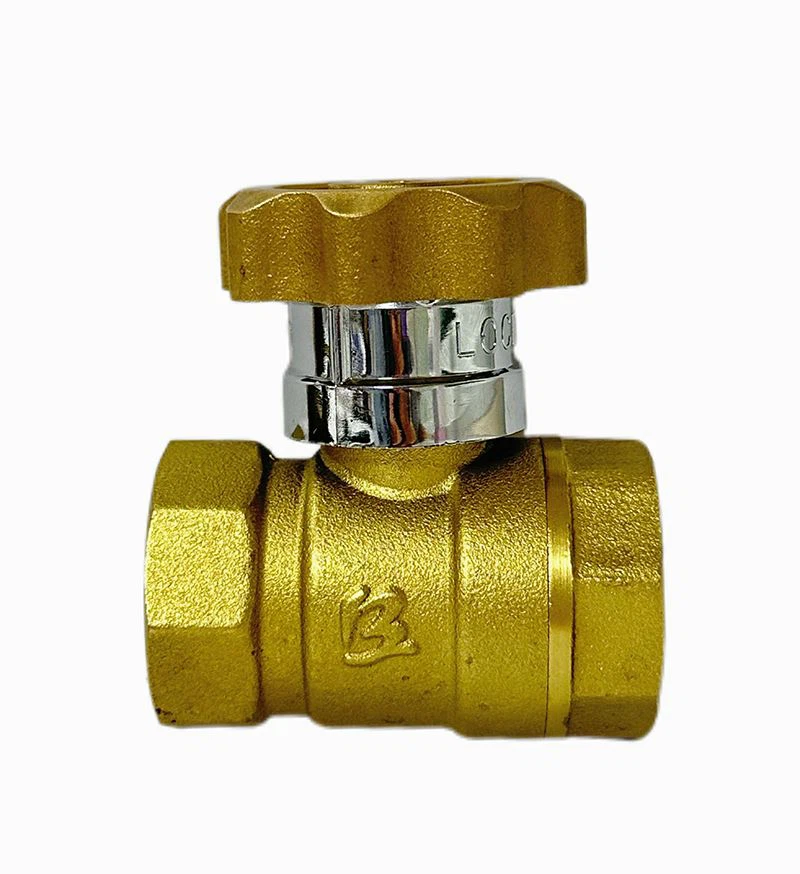 Brass Magnetic Locking Ball Valve